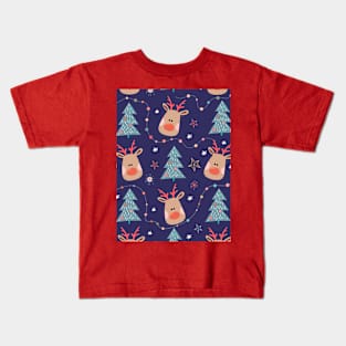 Reindeer Christmas Kids T-Shirt